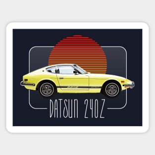 Datsun 240Z Retro Classic Car Lover Design Sticker